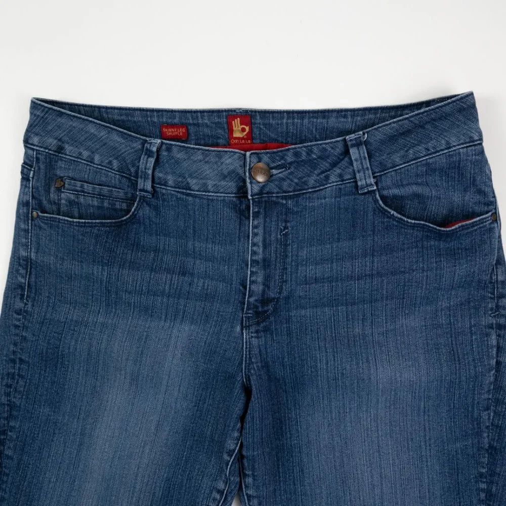 Sasson Jeans Women's Dark Blue Cropped Ankle Jeans 16